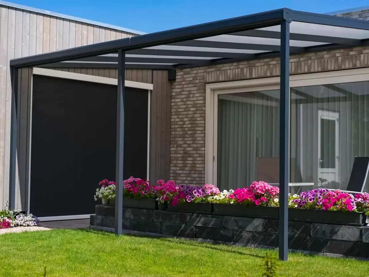 Aluminium terrasoverkapping aan huis